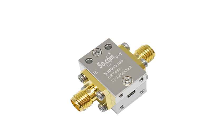 6.0 to 27.5 GHz Coaxial Isolator